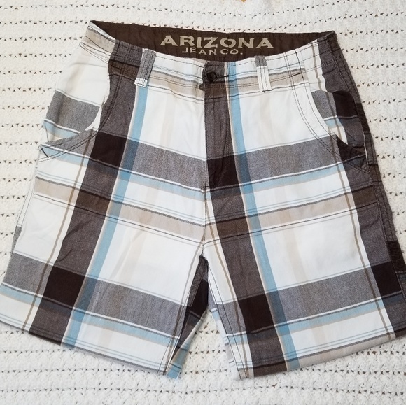 Arizona Classic Fit Plaid Shorts - Picture 1 of 2